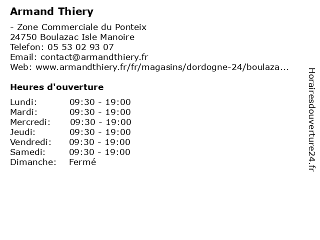 Armand 2025 thiery boulazac